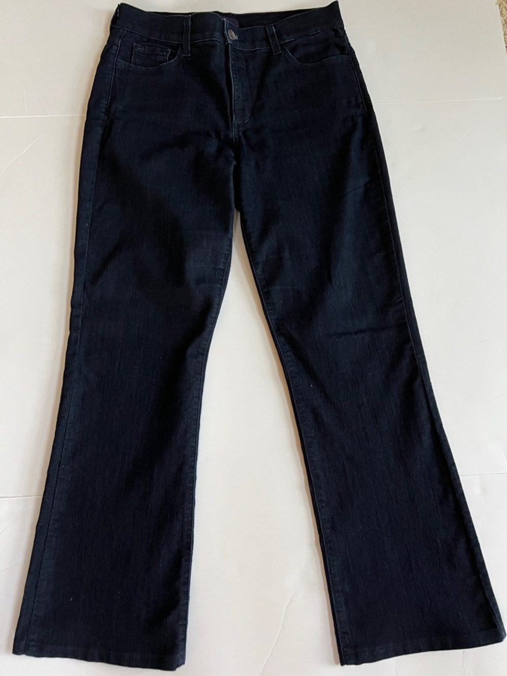NYDJ dark washed denim. Size 10 - Picture 2 of 6